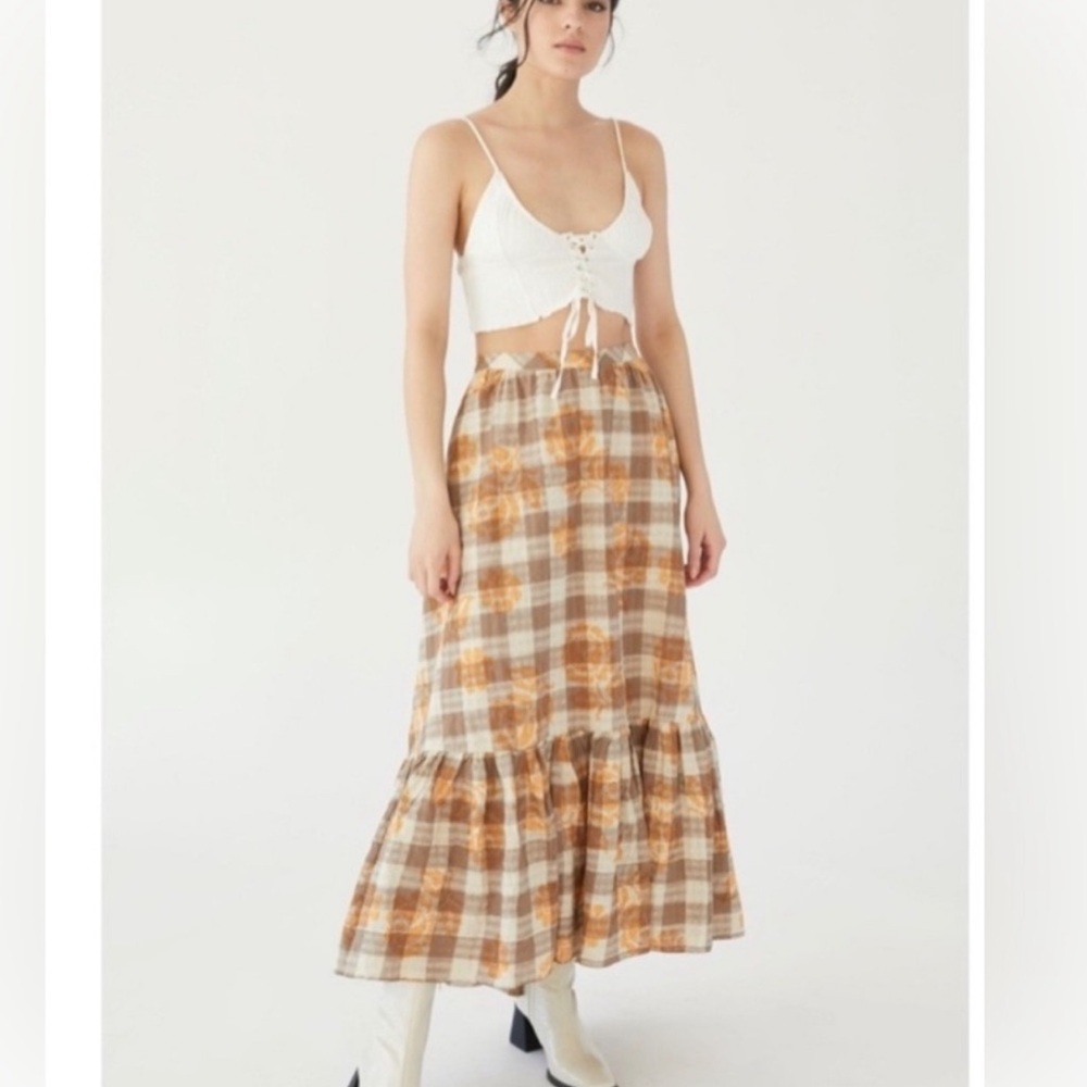 Urban Outfitters Checkered Skirt NWT